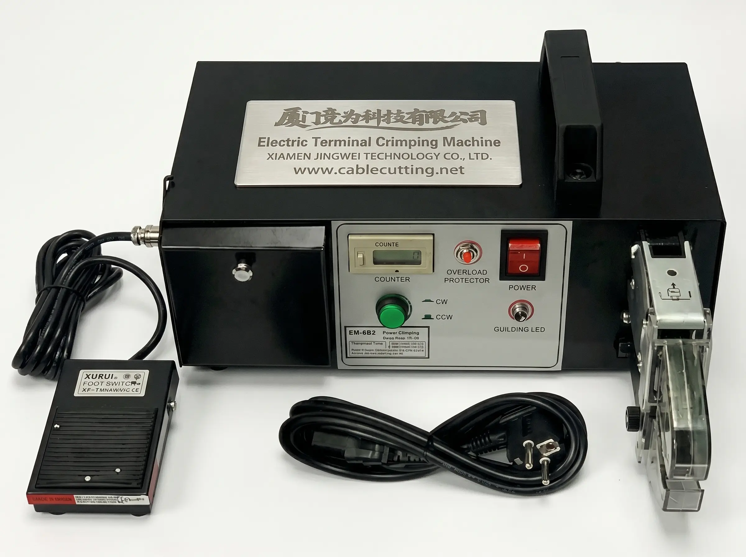 Elektrisk terminalkrimpmaskine EM-6B1 - Effektiv og præcis ledningsbehandling