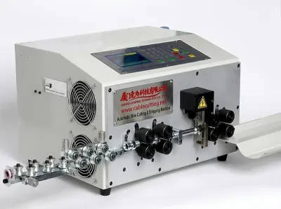 Fuldautomatisk 25mm² Trådskære- og Afstrippemaskine WPM-MAX1-8 - Automatisk trådafisolering maskine