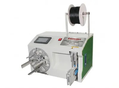 Semiautomatisk Kabelviklings- og Bindemaskine WPM-212C - Kabeloprulning og binding