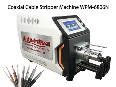 Semi-automatisk Koaksialkabel Afisoleringsmaskine WPM-6806N - Koaksialkabelstripper