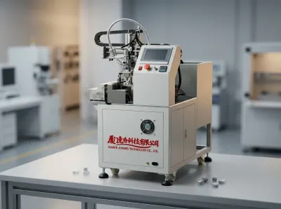 Automatisk krystalhovednittepresse til RJ45-stik SJM01 - Semi-automatisk krympemaskine