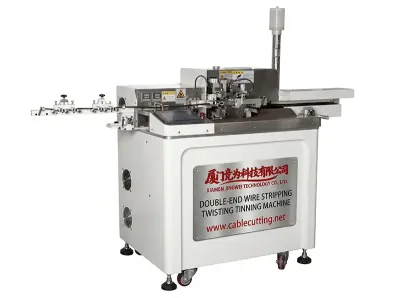 Automatisk Dobbeltendet Trådskæring Strip Twist Dyppemaskine WPM-ST01Z - Automatisk trådafisolering maskine
