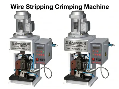 Automatisk End Feed Tråd Stripping Krympemaskine WPM-2008A2-E - Afisolerings- og krympemaskine