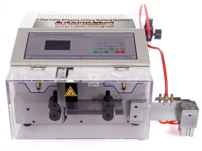 Automatisk fladkabel afisolering, skære og split maskine WPM-09E+S - Automatisk trådafisolering maskine