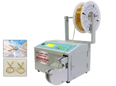 Automatisk Guldtråd Twist Ties Maskine til Plastikposer WPM-GW - Kabeloprulning og binding