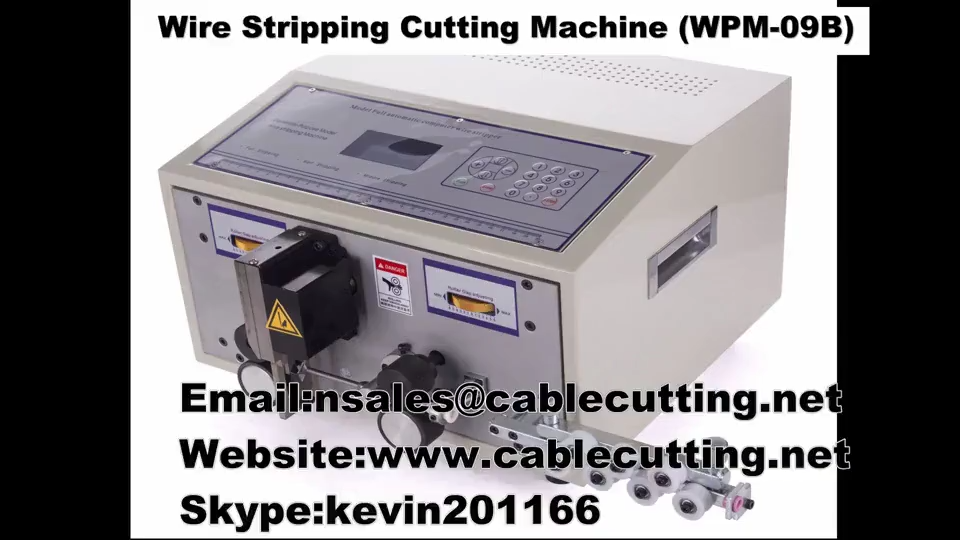 Automatisk afisoleringsmaskine WPM-09C – præcis og effektiv kabelforarbejdning