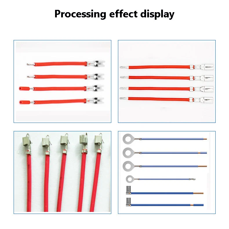  Automatisk kabelstripping, krimp- og vridningsmaskine, denne automatiske krimpemaskine