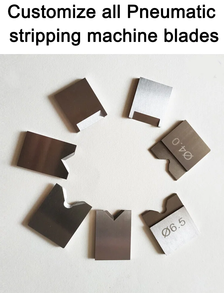 Kabelskæremaskine wolframstålblad, højhastighedsstålblad, trådstripping-blade 