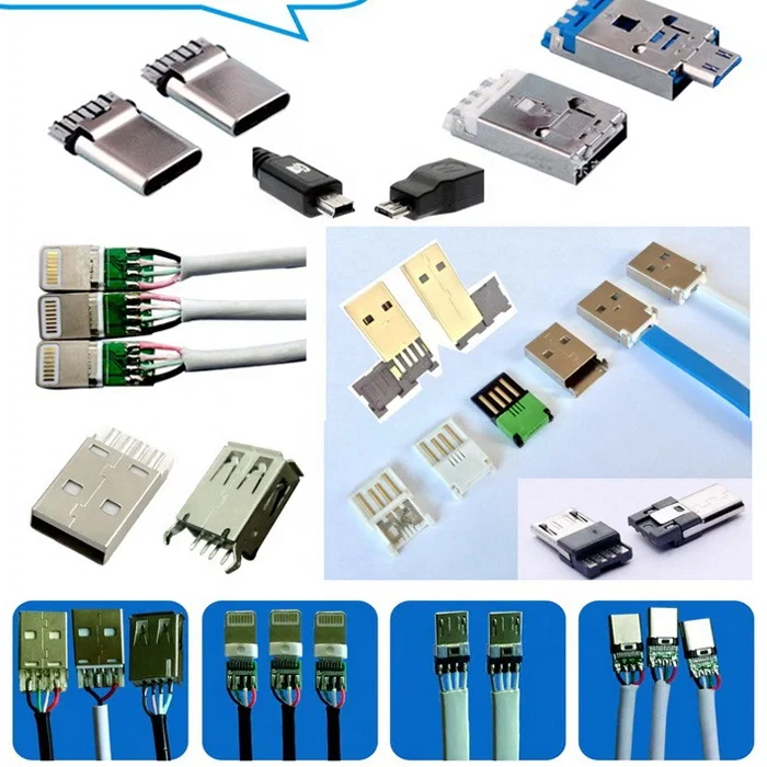 Halvautomatisk USB-stik elektriske kabler, loddemaskine, USB-ledningsfremstillingsmaskine, TinPcb/LED/robotsvejsemaskine