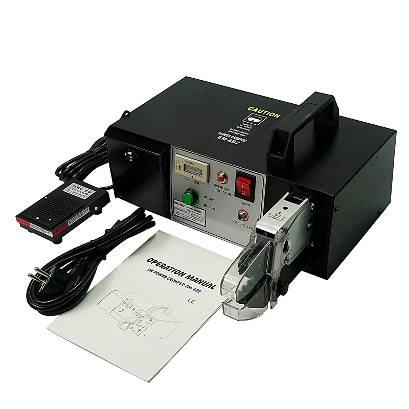 Crimpværktøj Udvalg af terminaler udstyret Elektrisk type Terminal Crimping Machine EM-6B1 EM-6B2, Terminal Crimping, Cable Crimping Terminal, Crimping Machine