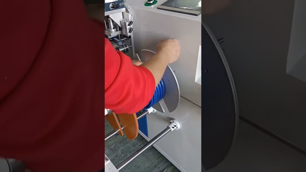 Automatisk maskine til tælling, føring, skæring, vikling og binding af ledninger (1-16 mm)
