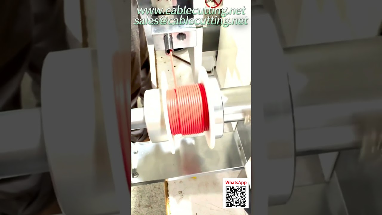 Alsidig automatisk opviklingsmaskine til ledninger, slanger og bånd (1-7 mm)
