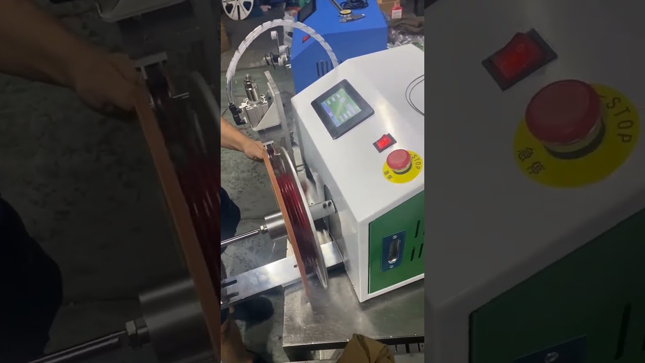 Effektiv automatisk traverseringsviklingsmaskine til tråd og spoler | #fabrik #maskine