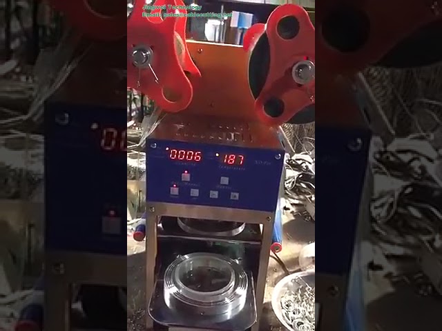 F-08 Elektrisk Bordplade Kop- og Flaskeforseglingsmaskine – Perfekt til Bubble Tea Butikker & Kaffebarer
