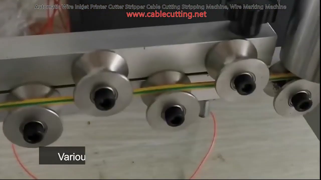 Automatisk tråd inkjetprinter, skærer & afisolering maskine | Kabelmarkeringsmaskine