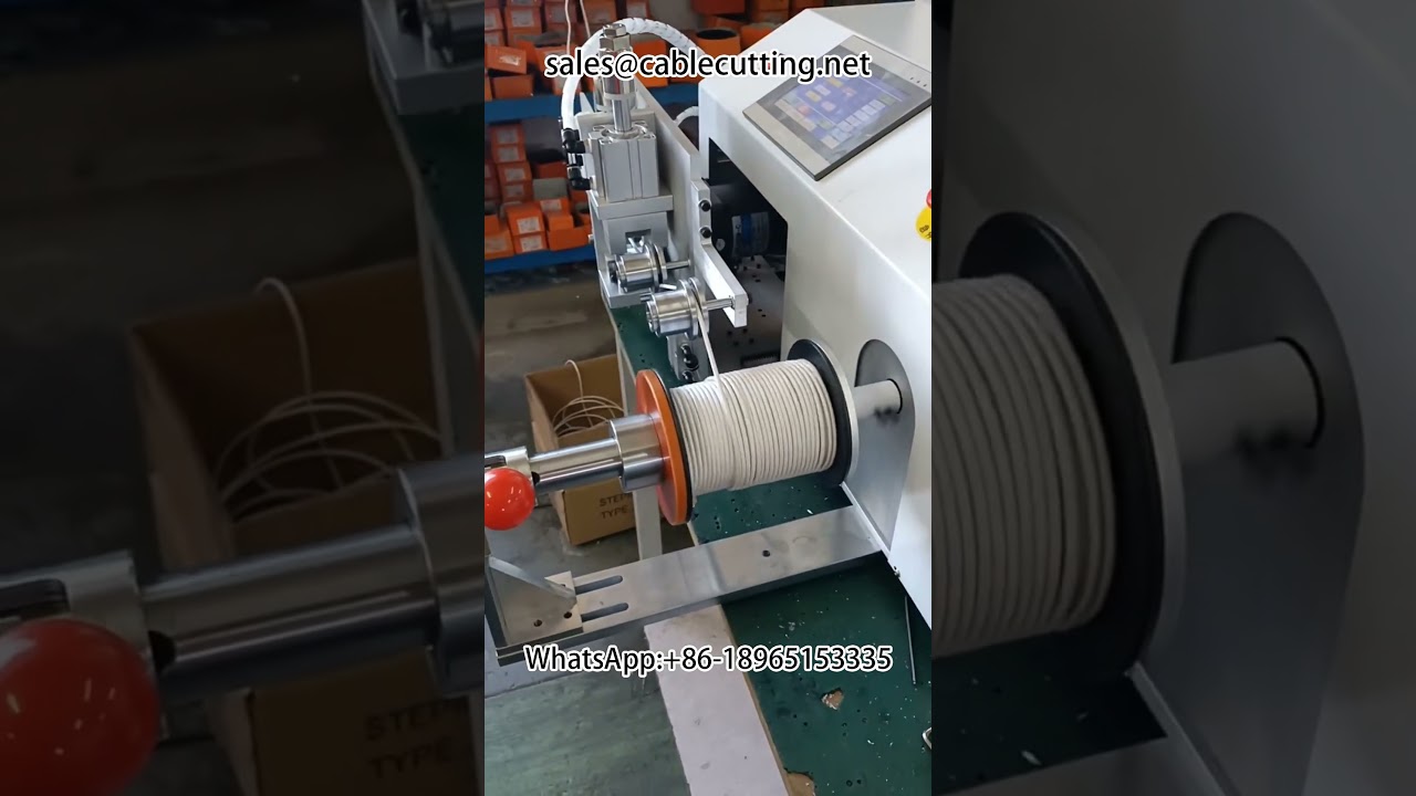 Automatisk meter-tællende sorterings-, skære- og viklemaskine | Præcis trådbehandling
