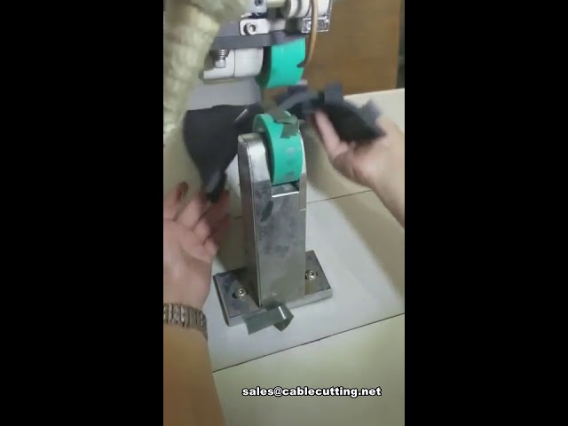 Varmluftssømsvejsemaskine til materialetestvideo