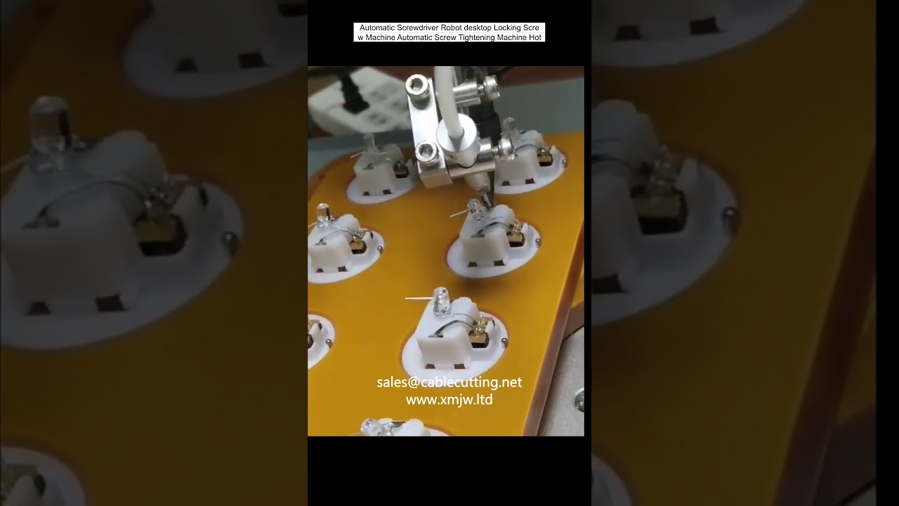 Automatisk skruetrækkerrobot | Bordmonteret skruemaskine til præcis skruetilspænding