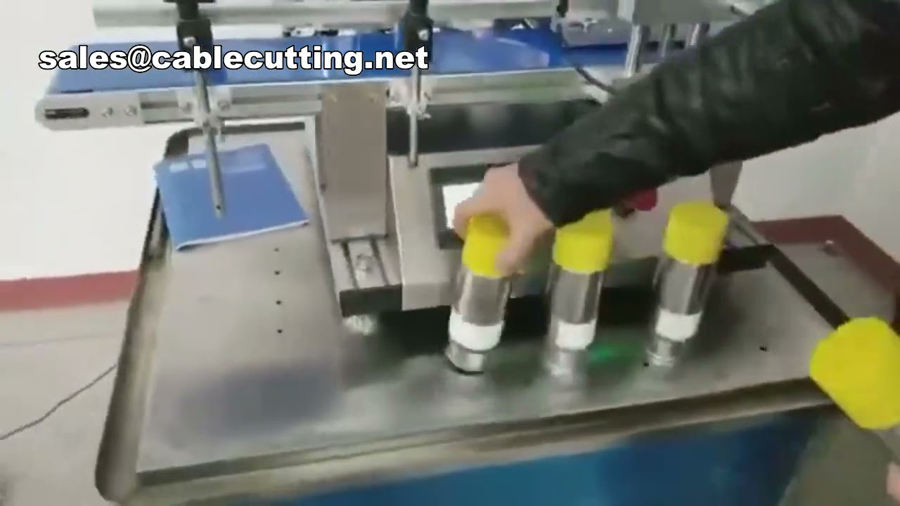 Automatisk bordplade etiketmaskine til runde glas, dåser og flasker | Desktop fuldautomatisk labeling