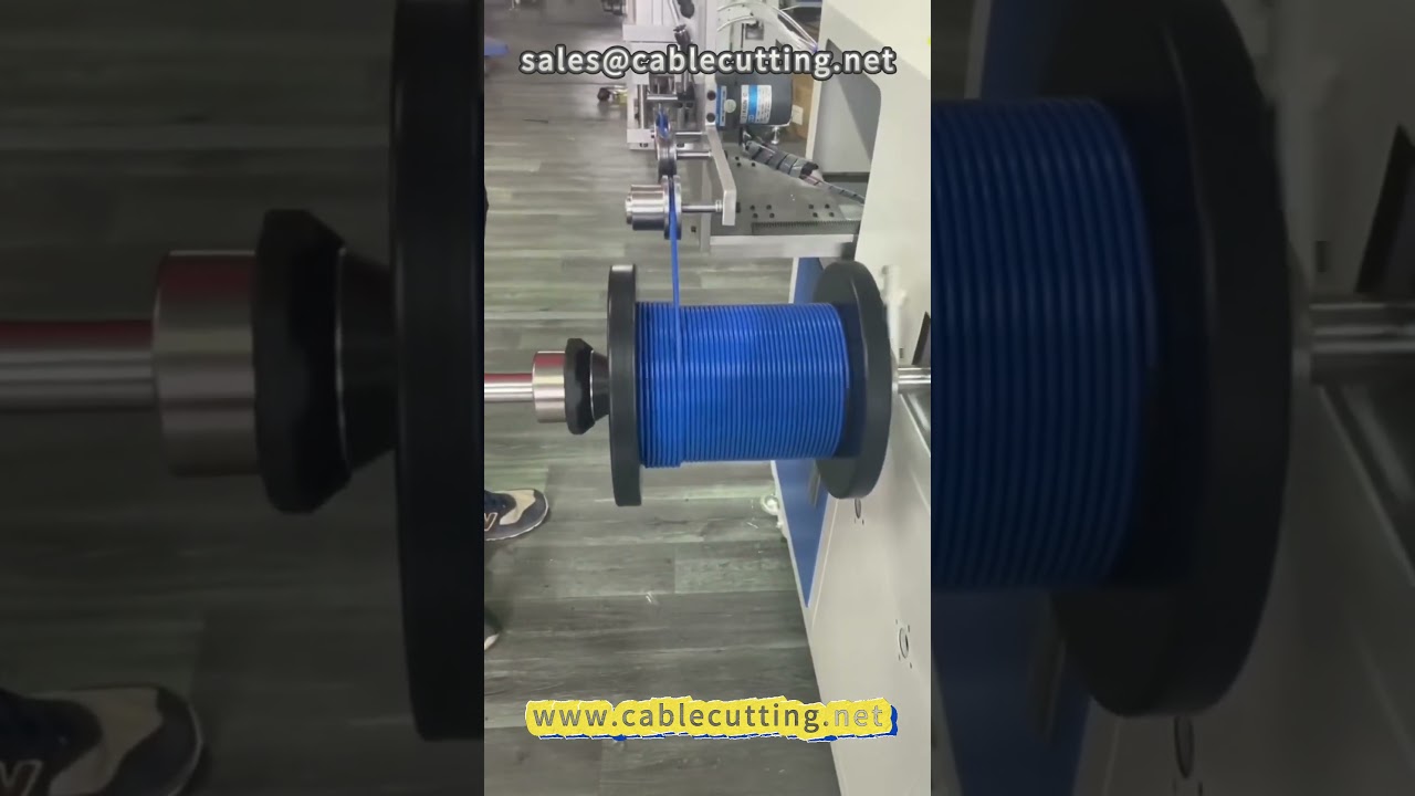 Professionel 3-spindlet viklingsmaskine til tråd og kabel – effektiv binding og automatisering
