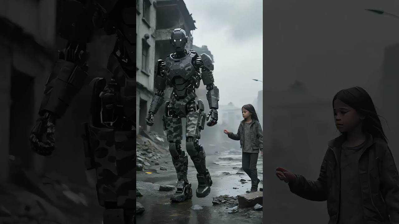 Robot og eftersøgningshund redder lille pige i fælles aktion