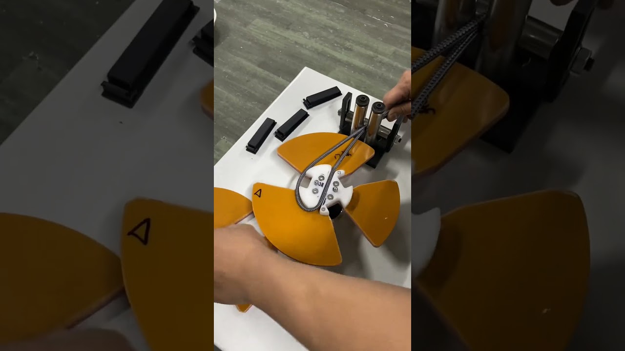 Halvautomatisk pandekagespole-viklemaskine til datakabler | Fabriksautomatisering