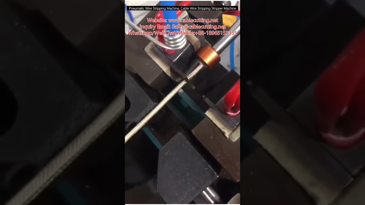 Pneumatisk afisoleringsmaskine | Automatisk kabelafisoleringsmaskine til industriel brug