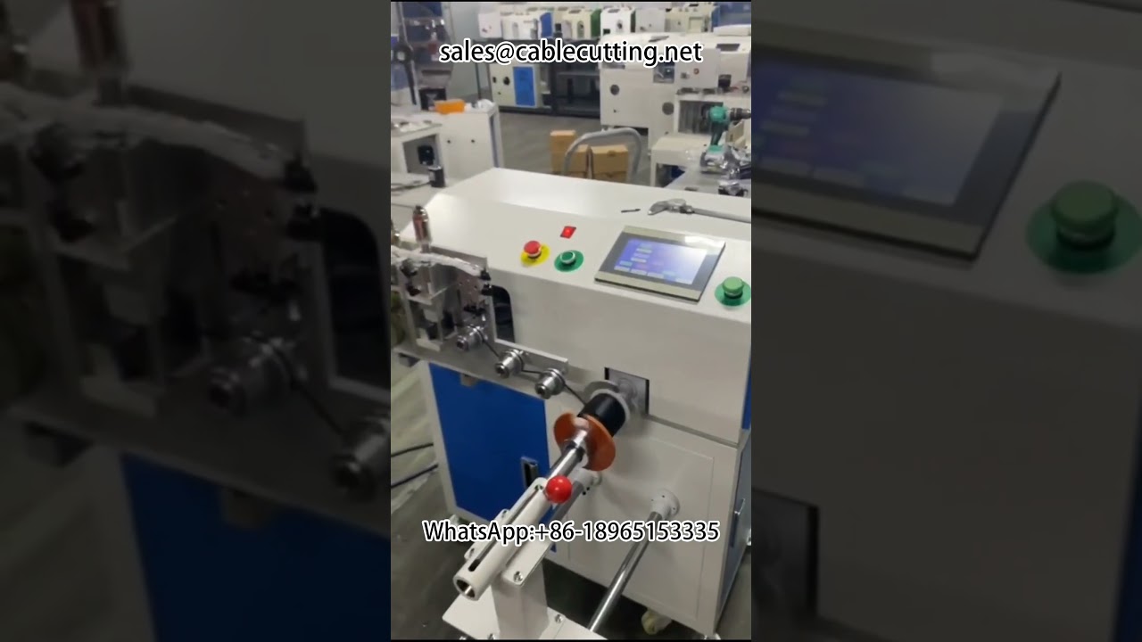 Automatisk spole- og bindingsmaskine til kabler og tråd | Højhastigheds industrielt viklingssystem