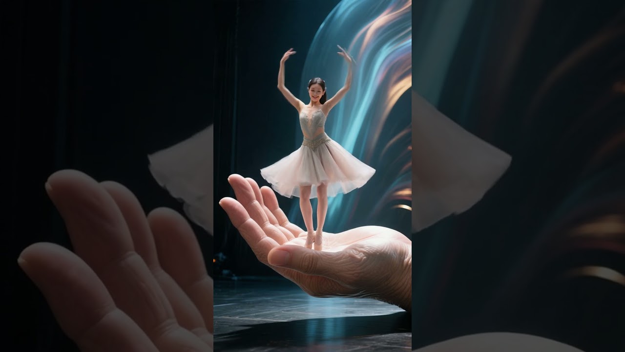 Hun danser en charmerende dans på håndfladen – effektiv trådbearbejdning #dans #automatisering