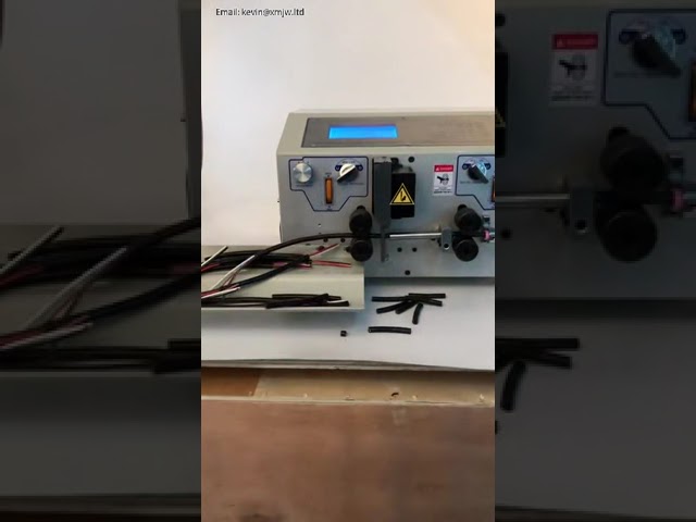 Automatisk afisoleringsmaskine SWT-508-HT-2-S med touchskærm – 0,1-10mm² kabelafisolering og -skæring