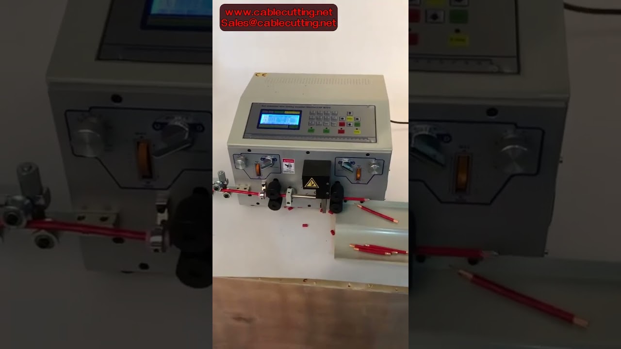 Automatisk afisoleringsmaskine 0,2-25 mm² - 4-hjuls kabelafisolering med nøgleskærm
