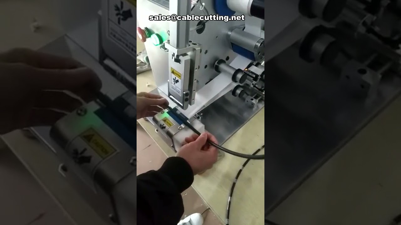 Automatisk rundkabelmærkningsmaskine til wiremærkning