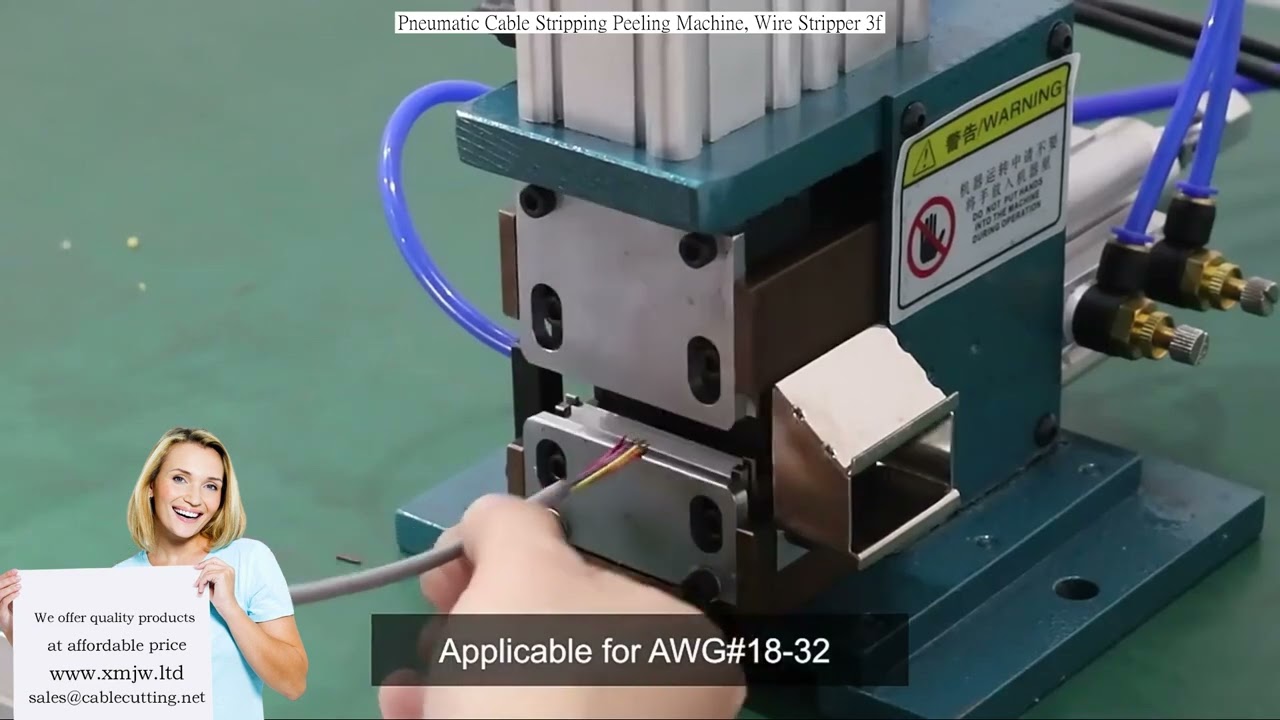 Pneumatisk kabelafisoleringsmaskine – industriel wire stripper