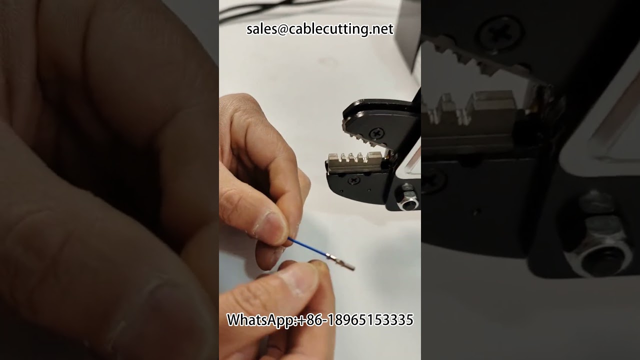Elektrisk terminalcrimper med udskiftelige forme – crimp forskellige terminaler effektivt
