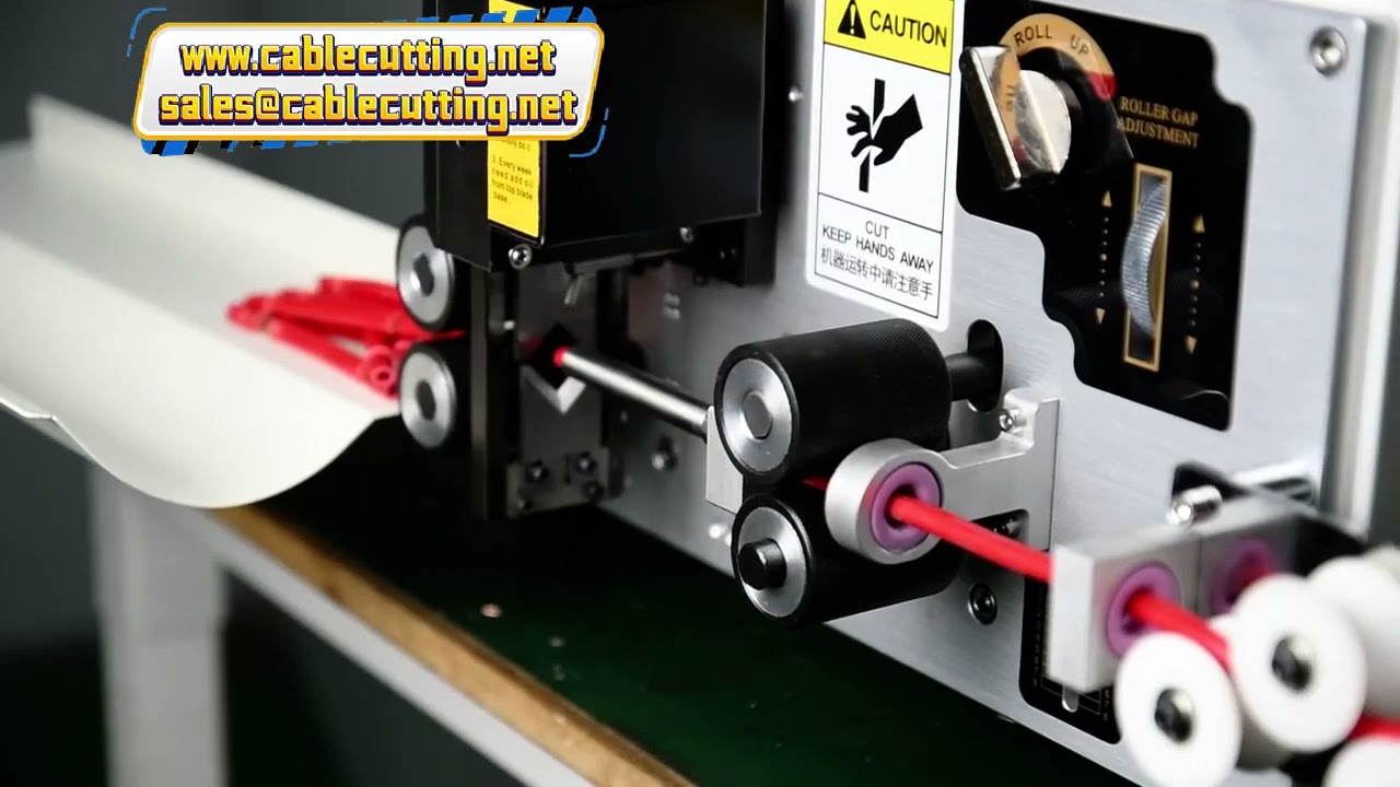 Elektrisk kabelafisoleringsmaskine - Computerstyret wirestripper til 10mm² med ekstra bladsæt