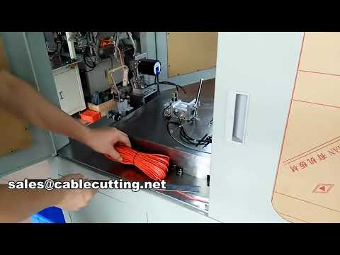 Fuldautomatisk kabelbehandlingsmaskine WPM-B1L – afisolering, skæring, vikling og binding