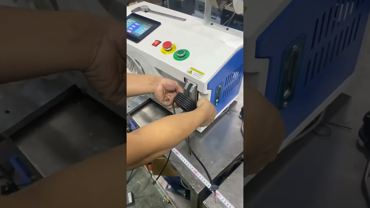 Automatisk trådviklingsmaskine med hoved-hale retention - effektiv coil-produktion #machine #automobile #diy