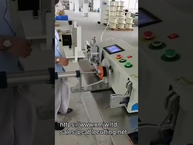 Automatisk kabeloprulningsmaskine - Effektiv vikling, skæring og snoning af strømkabler