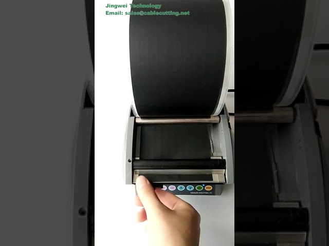 MAX LSH 120: Automatisk plastiketiketafrivningsmaskine (op til 120 mm)