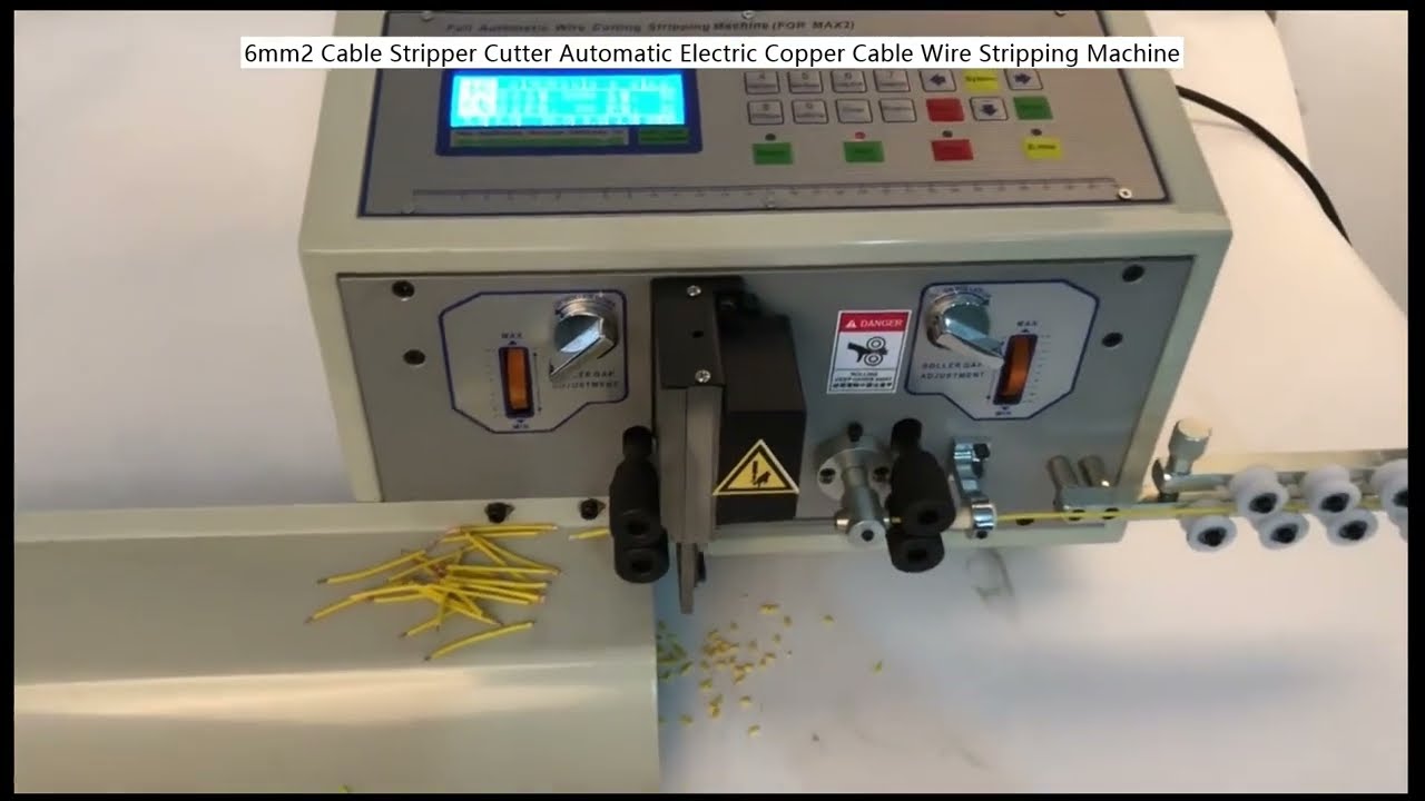 Automatisk 6mm2 Kabelskærer og Stripper | Effektiv Kobbertråd Afisolering