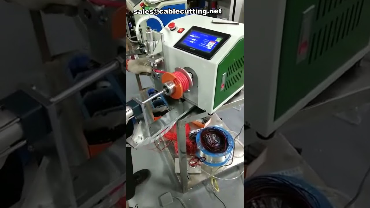 Meter tælle- og viklemaskine | Måle wire metering vikling og spolemaskine