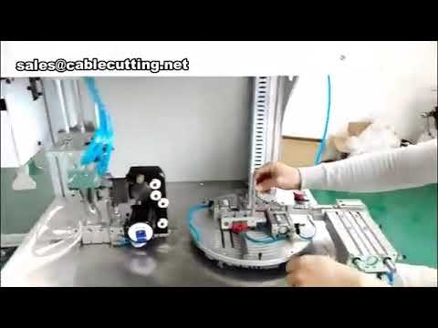 Automatisk kabeloprulnings- og bindemaskine