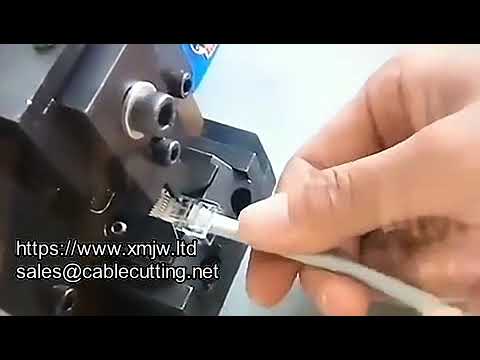 WPM pc RJ45 stik samlemaskine - Optisk kabel samling & netværkskabel produktion