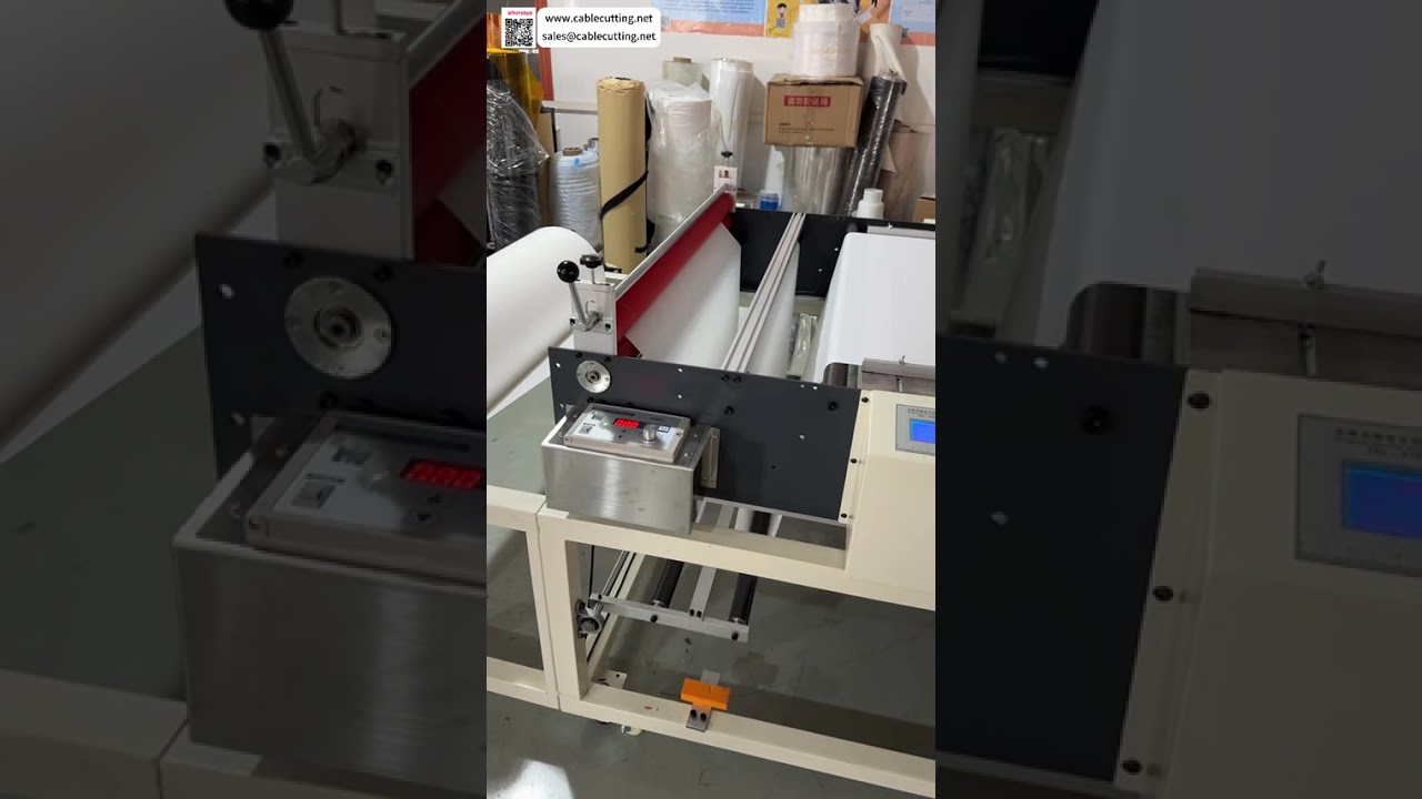 Premium rulle til ark-skærer til papir, plastfilm og non-woven stof - Produktionsopsætning - Shorts