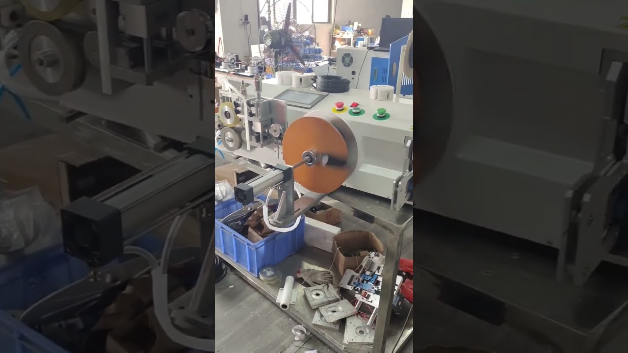 Automatisk desktopmaskine til præcis måling, skæring og vikling af ledninger #maskine