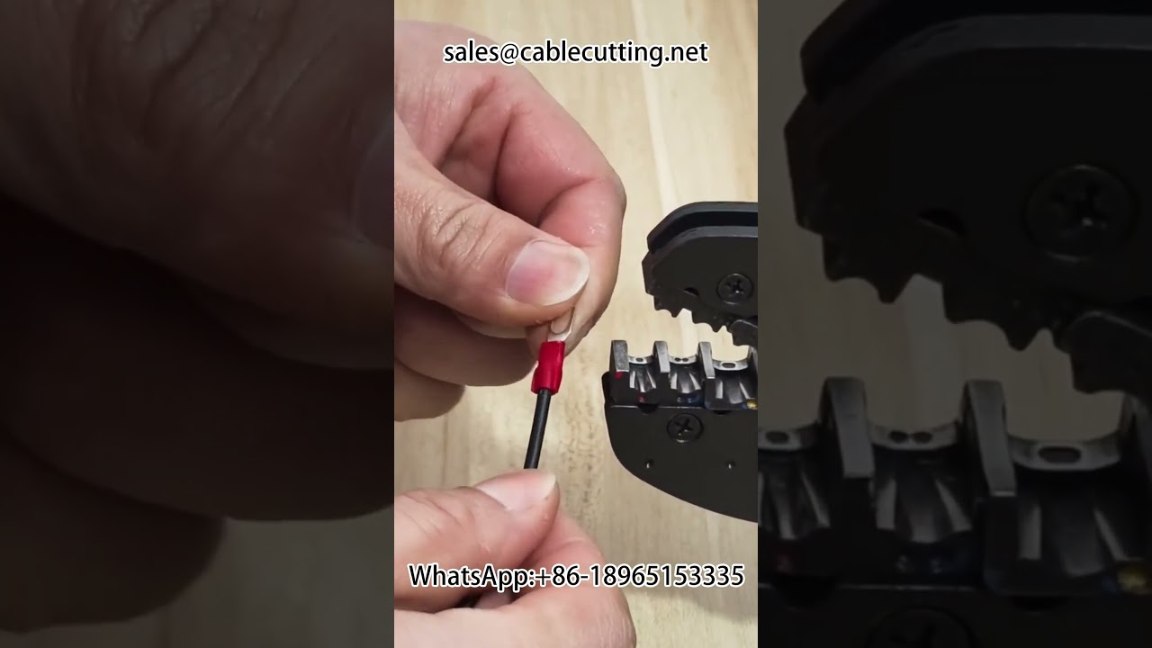 Elektrisk terminalkrympemaskine – krymper alle terminaltyper | #Automation