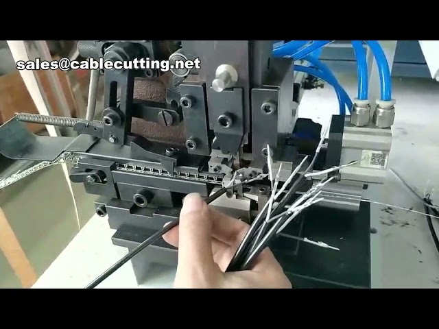 Kabelafisolerings- og terminalkrimpmaskine | Effektiv trådbehandling