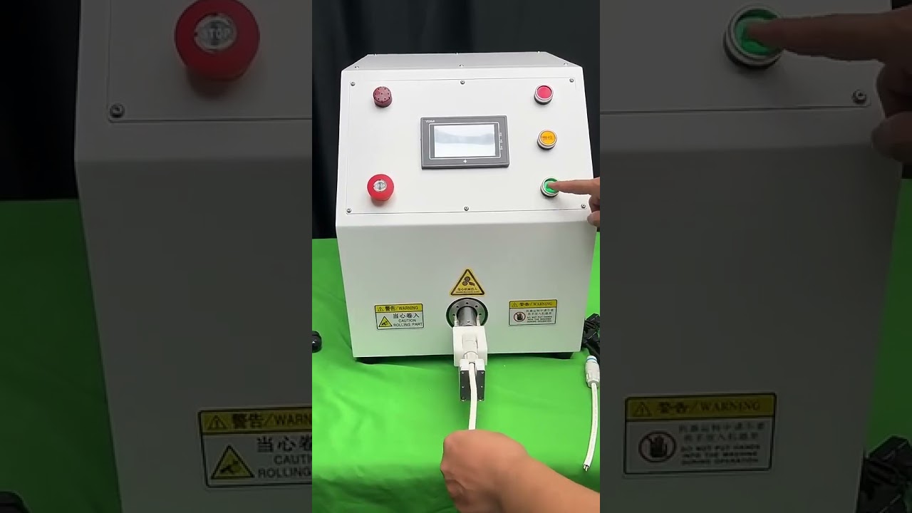 Professionel 1200 stk/time kabelstik samlemaskine – Ny energi skruefastspænding #maskine
