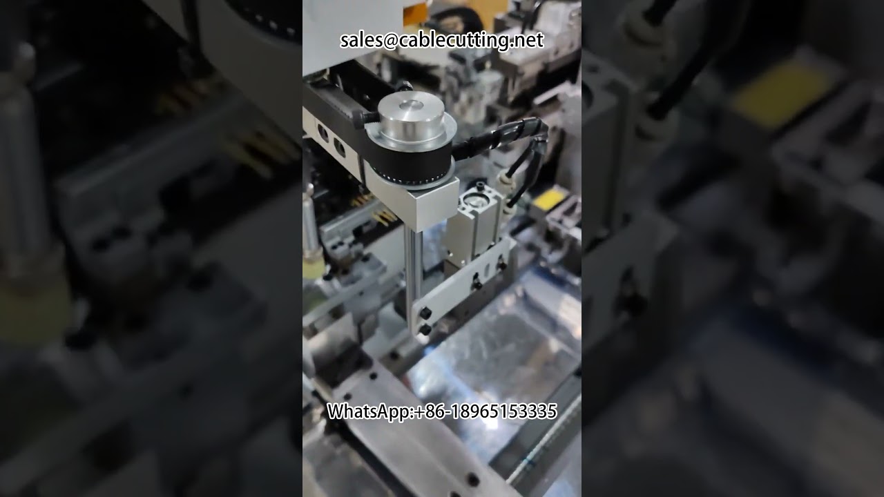 Bilindustriens ledningsnetudstyr: Multifunktionel dobbelthoved terminalmaskine med ende-tinning