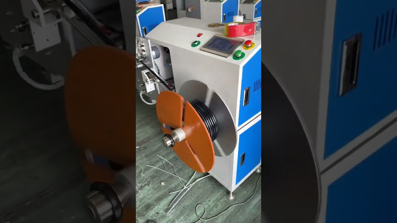 Automatisk maskine til tælling, sortering, skæring og oprulning af PVC/gummi-rør (1-16 mm diameter)